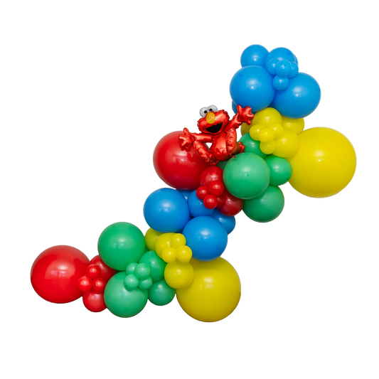 Sesame Street Elmo BALLOON GARLAND ( TO GO NO INSTALL)