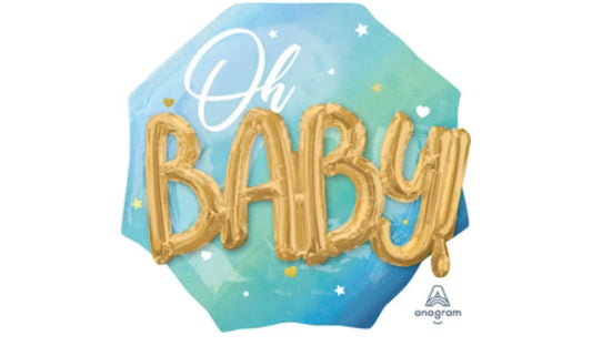 Oh Baby Boy 3D Jumbo mylar