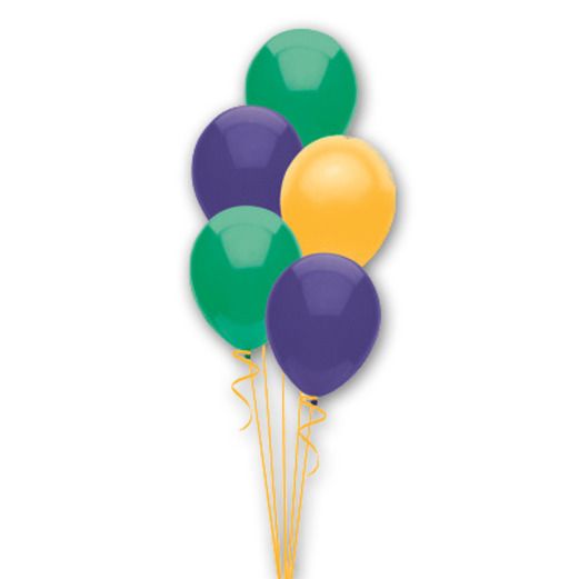 Mardi Gras Simple Bouquet 5pc