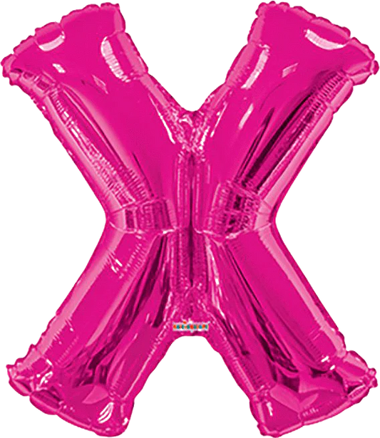 Pink 34” Letter X