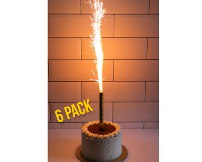 Sparkling Party Candles, 6 Ct