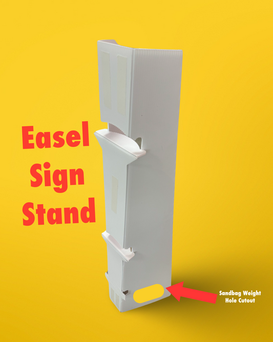 Backdrop Easel Sign