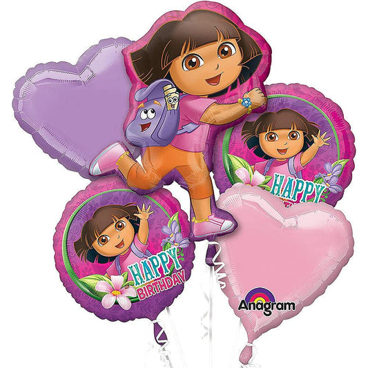Dora Balloon Bouquet 5pc