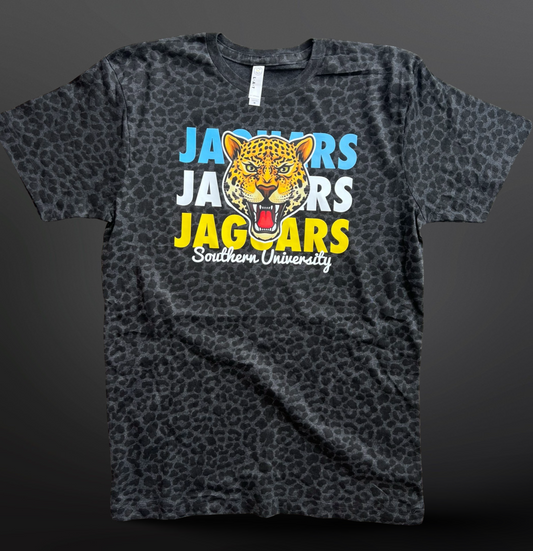 SU Triple Jag Pride Black Leopard Shirt