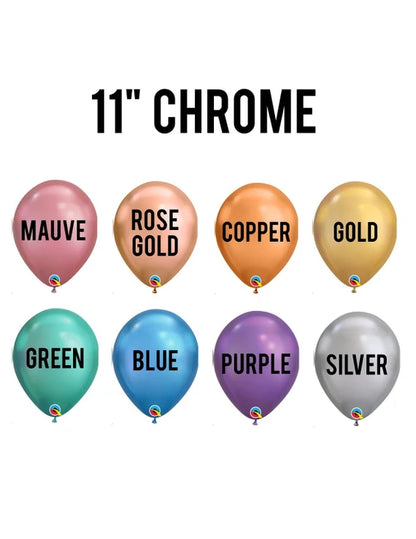 Chrome Latex 11” Balloons