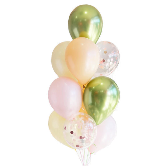 Olive,Cream,Peach Confetti Bouquet