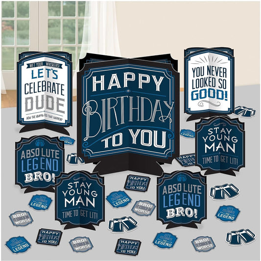 Happy Birthday Classic Table Decorating Kit, 27pc