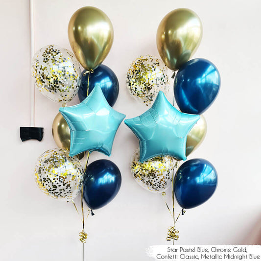 Light Blue & Navy Double Bundle w/ weights