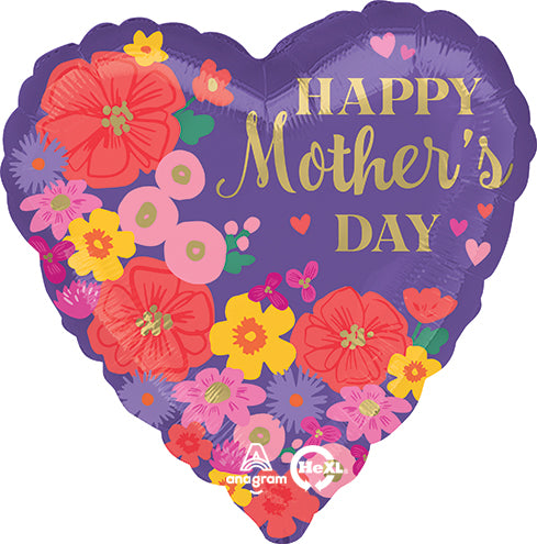 Mother's Day Sweet Florals Balloon, 18 inch