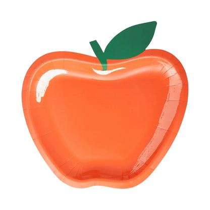 Apple Shaped Paper Plate, 8 Count*