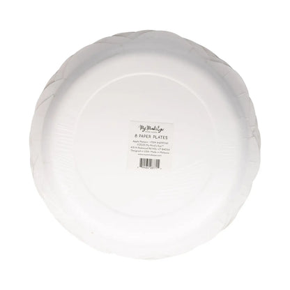 Apple Pattern Paper Plate, 8 Count*