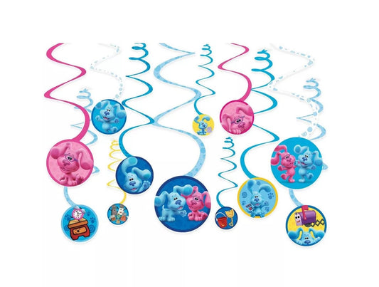 Blue's Clues & You! Swirl Decorations, 12ct
