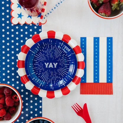 Circus Stripe 9" Paper Plates