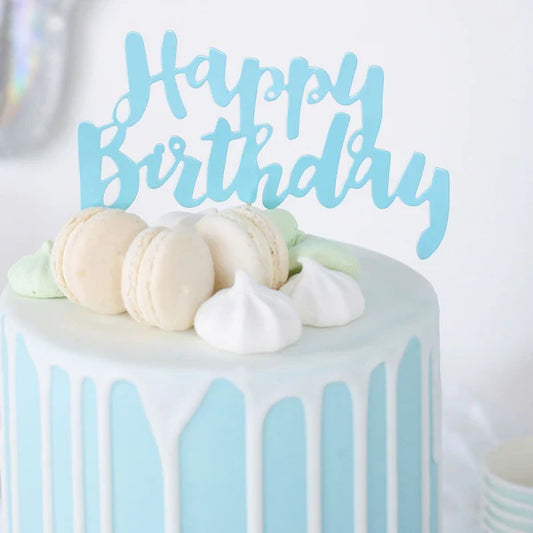 Birthday Blue Topper