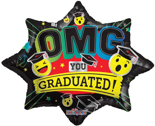 Wow you graduated 21" Balloon*