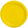 9in Yellow 16ct Plates