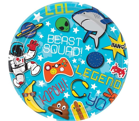 Epic Party Dessert Plates, 8ct Paper Plates