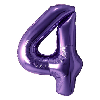 Purple 34" Number Balloon