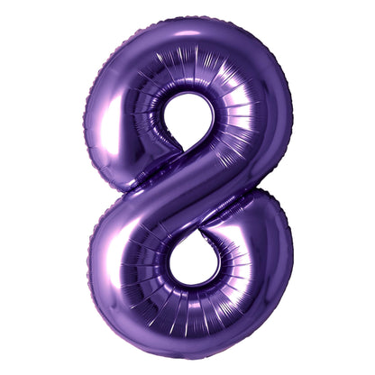 Purple 34" Number Balloon