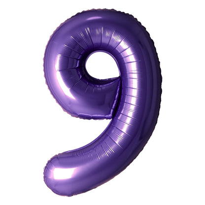 Purple 34" Number Balloon