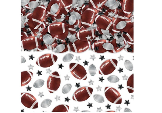 Footballs & Stars Confetti