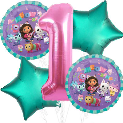 Gabby's Dollhouse Balloon 5pc Set