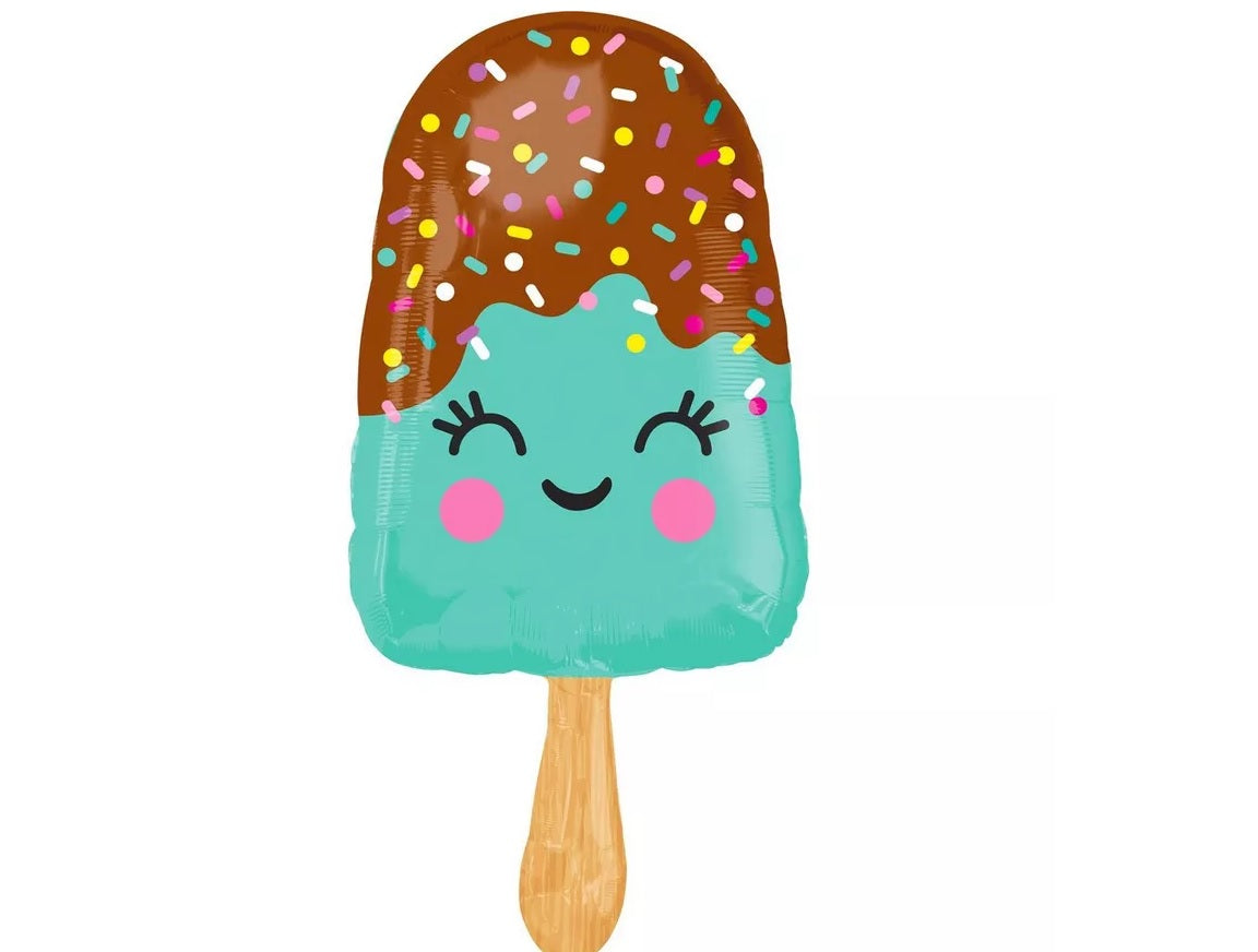 Giant Happy Ice Cream Bar Balloon, 35"
