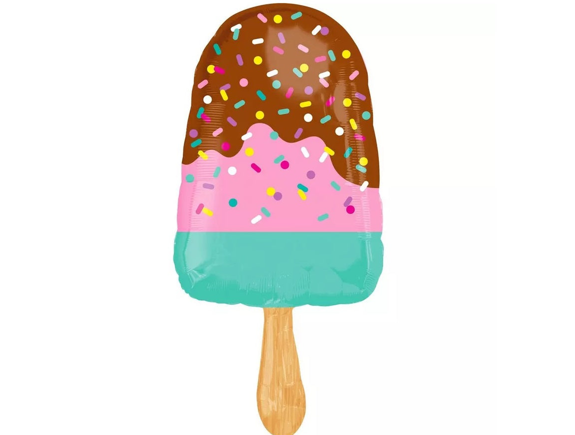 Giant Happy Ice Cream Bar Balloon, 35"