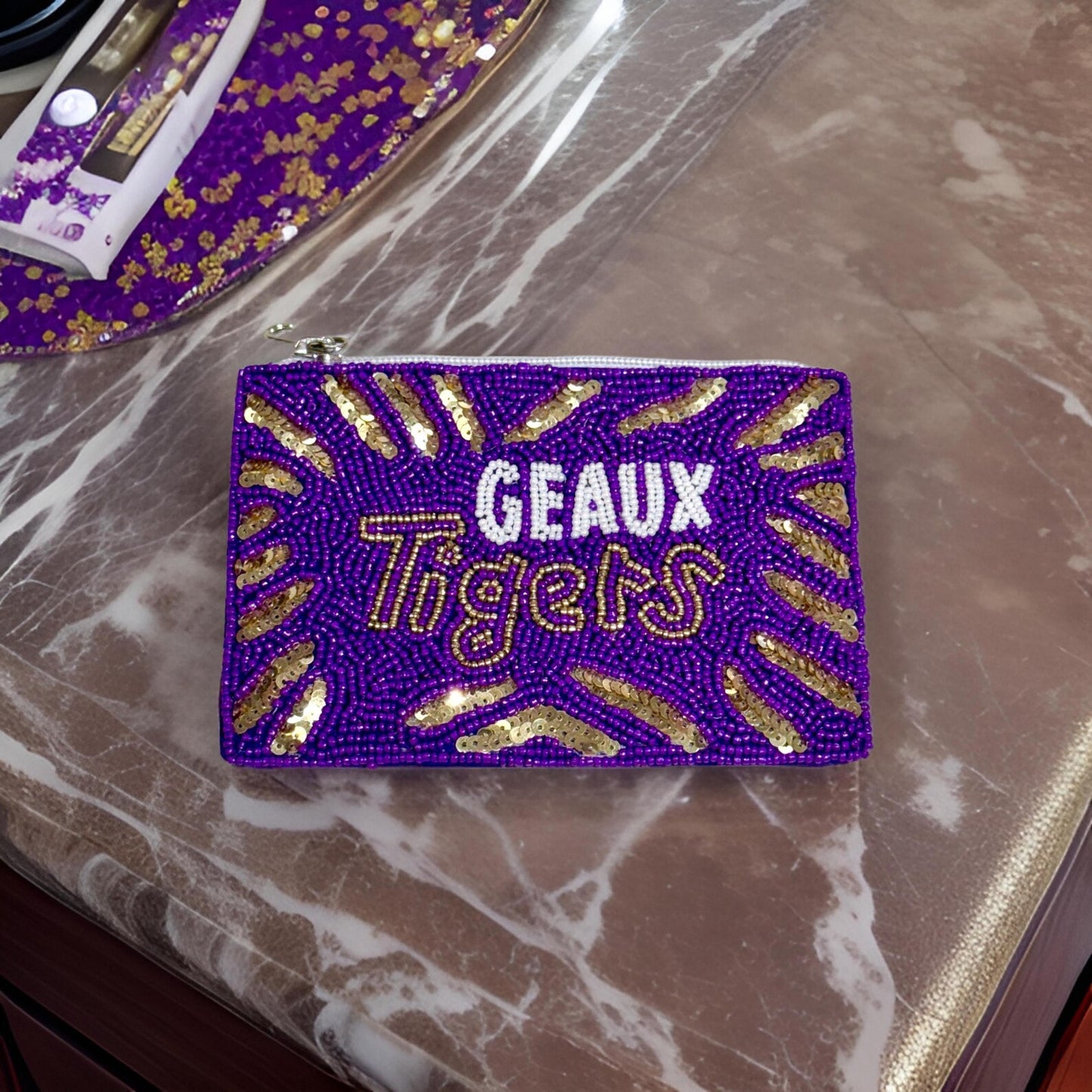 LSU Tigers Coin Hand Bag