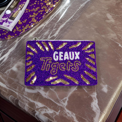 LSU Tigers Coin Hand Bag