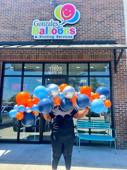 OUTER SPACE BALLOON GARLAND KIT 6FT( TO GO NO INSTALL)