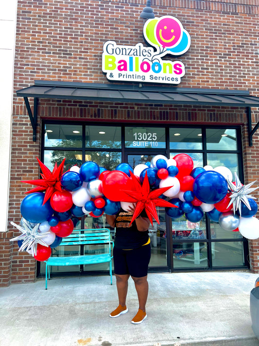 Made In America Garland BALLOON GARLAND (TO GO NO INSTALL)