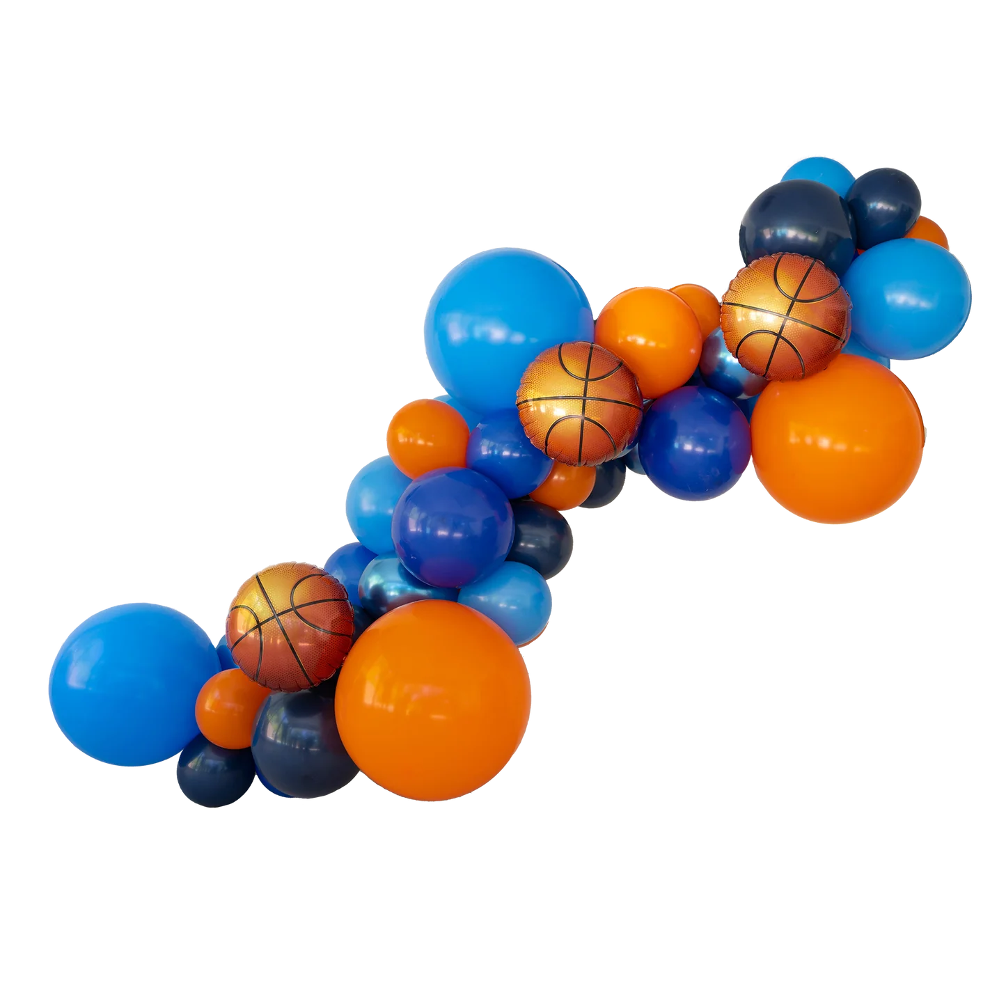 Basketball BALLOON GARLAND(TO GO NO INSTALL)