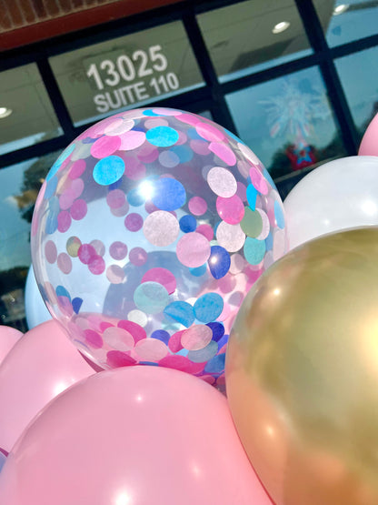 Gender Reveal BALLOON GARLAND ( TO GO NO INSTALL)