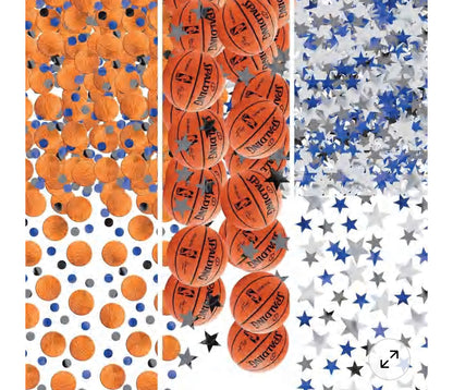 Basketball NBA Confetti, 1.2 Oz, 1 Count