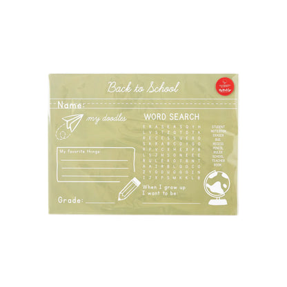 Back To School Green Chalkboard Placement*