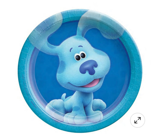 Blue's Clues & You! Blue Paper Dessert Plates, 7in, 8ct