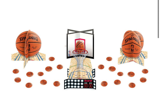 Spalding Basketball Table Decorating Kit 23pc