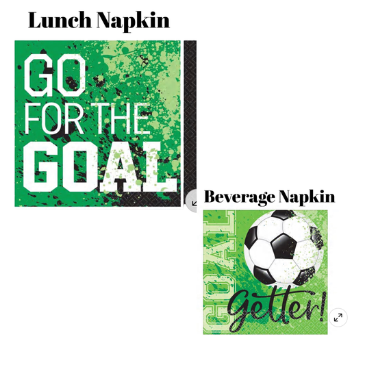 Goal Getter Soccer Lunch Napkins 36ct