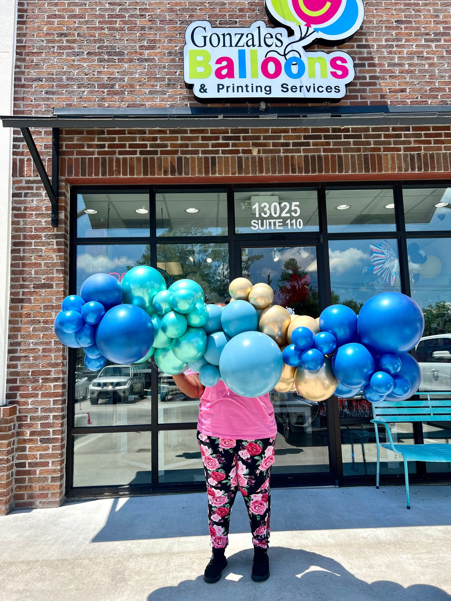 Midnight Luxe Sky  Balloon GARLAND TO-GO (NO INSTALL)
