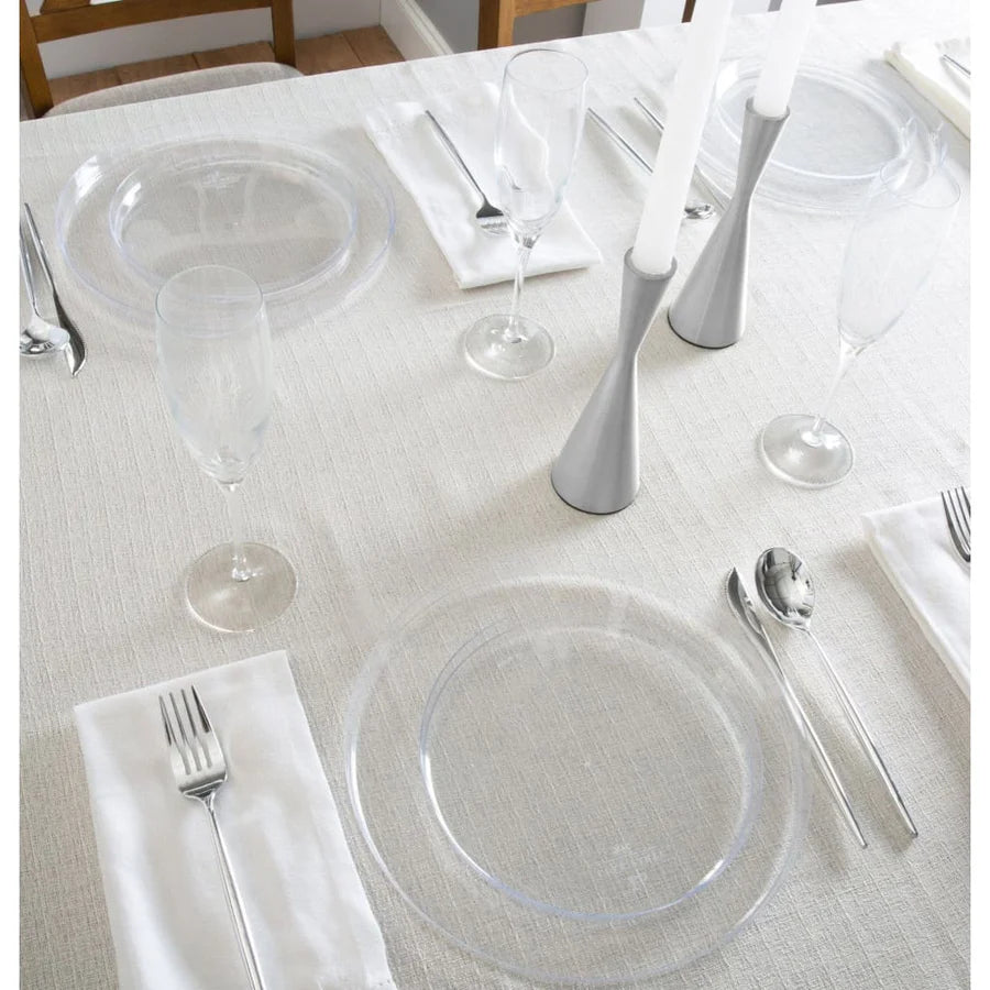 Solid Round Silver Forks | 20 Pieces