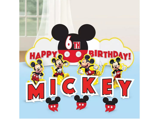 Mickey Mouse Forever Birthday Table Decorating Kit, 14pc