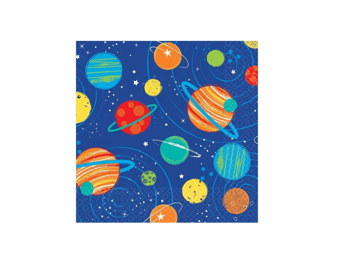 Blast Off Beverage Napkins 16ct