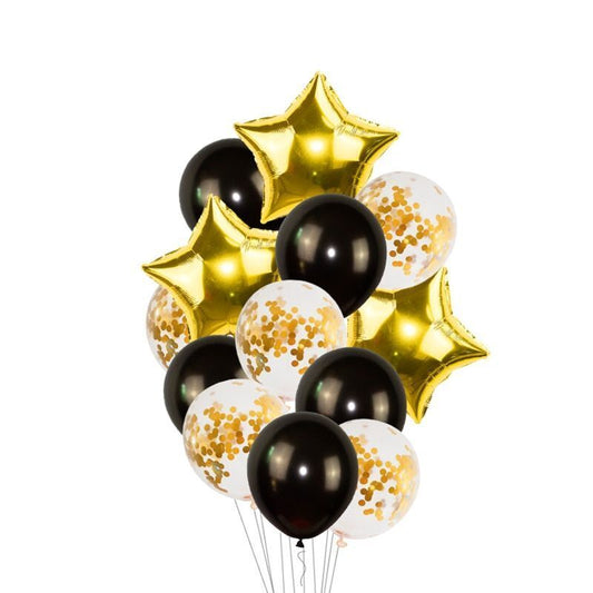 Black Gold & Confetti Luxe Large 13pc Bundle