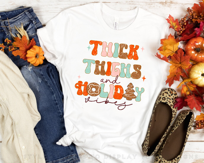 Thick Thighs Holiday White Garment