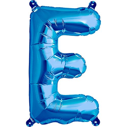 Letter E Blue
