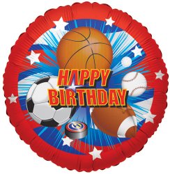Sports Happy Birthday (one sided)