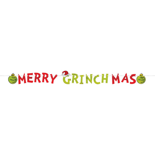 Merry Grinch-mas Foil Letter Banner