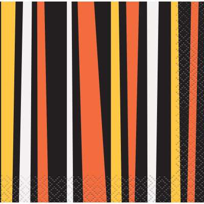 Stripe Beverage Napkins 16ct