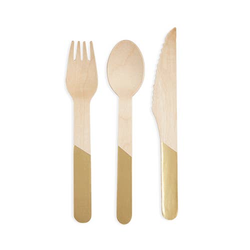 Gold Dipped Flatware